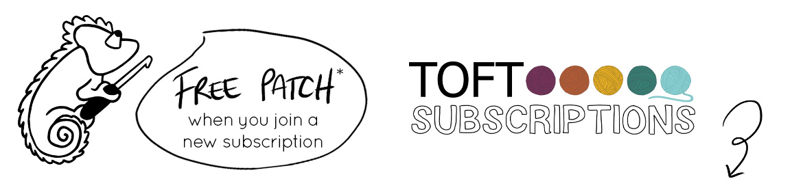Subscriptions TOFT crochet knit patterns gift boxes